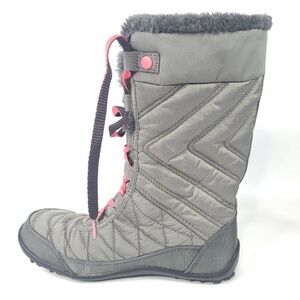 YOUTH MINX MID II OMNI HEAT COLUMBIA BOOTS SZ 2 WATERPROOF